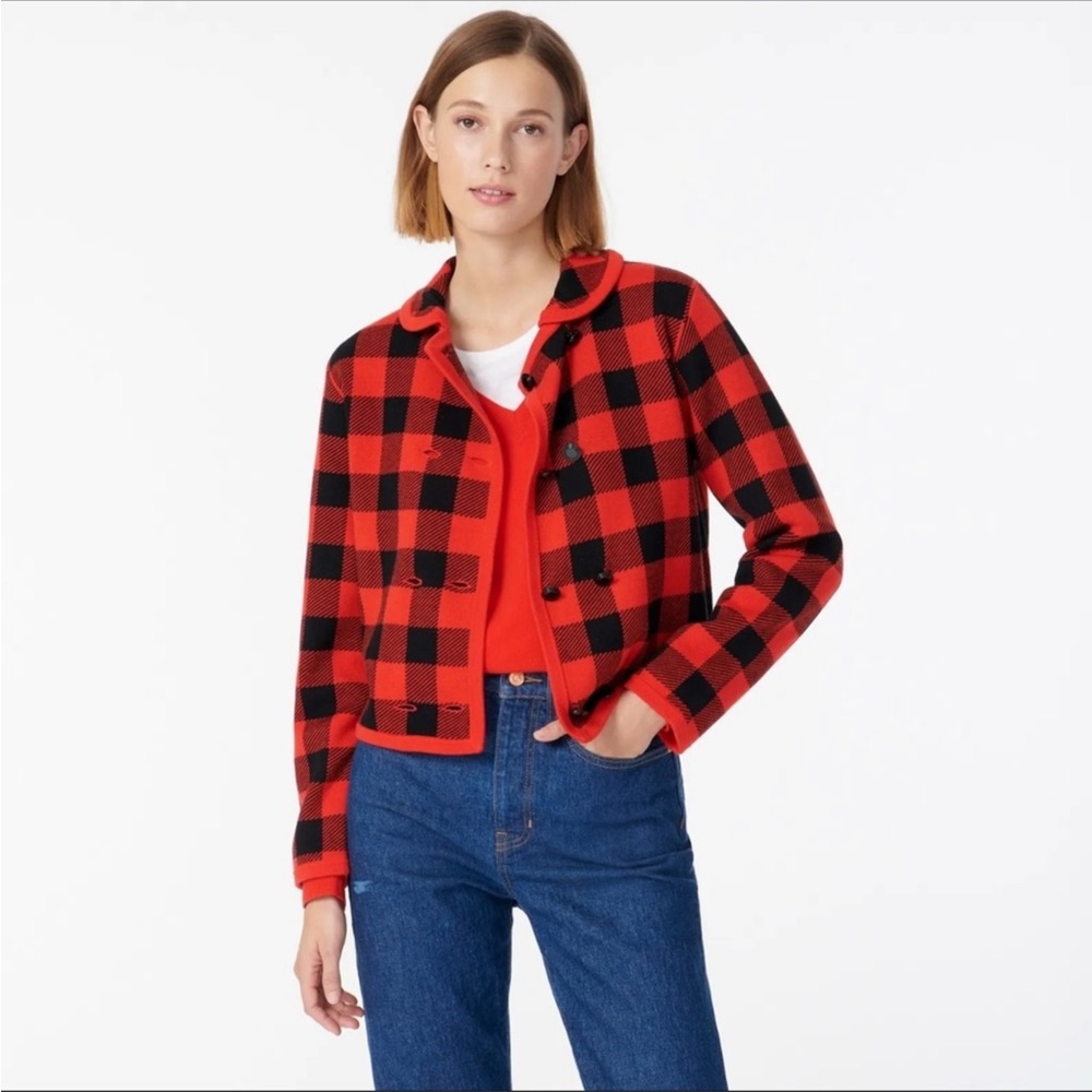 J. Crew Double Breasted Sweater Jacket - Picture 14 of 14